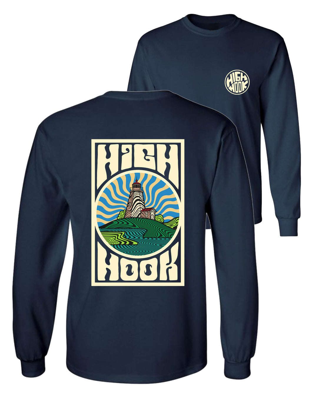 High Hook Gurnet Point Long Sleeve (Navy)